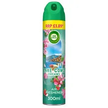 Air Wick Lake Como Dreams Aerosol 300ml Lasts up to 1 hour Air Freshener