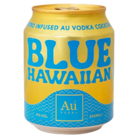 Au Vodka Blue Hawaiian 200ml - Premier Ravensdale