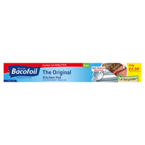 Bacofoil The Original Kitchen Foil 5m x 30cm - Premier Ravensdale