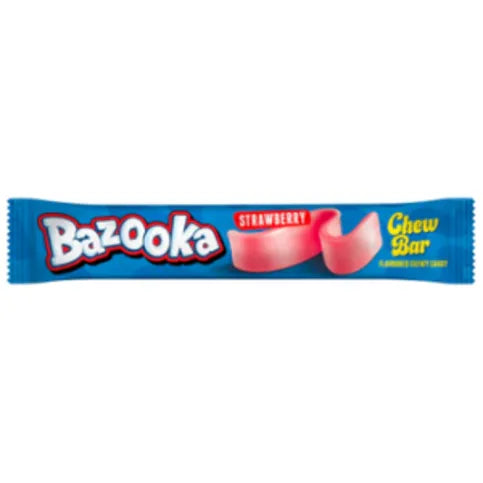 Bazooka Chew Bar Strawberry 14g