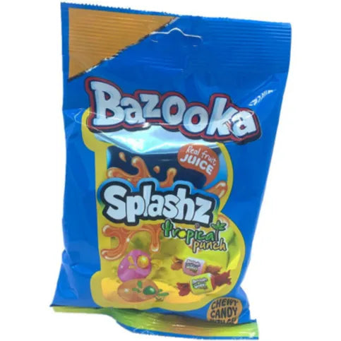Bazooka Splashz Tropical Punch 120g