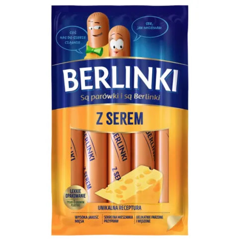 Belinki z Serem/ Pork Sausages with Cheese 250g - Premier Ravensdale