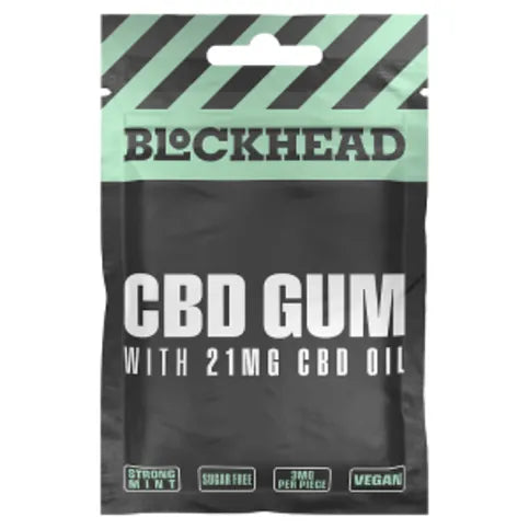 Blockhead 7 CBD Gum with 21mg CBD Oil 16.5g (18+ only)