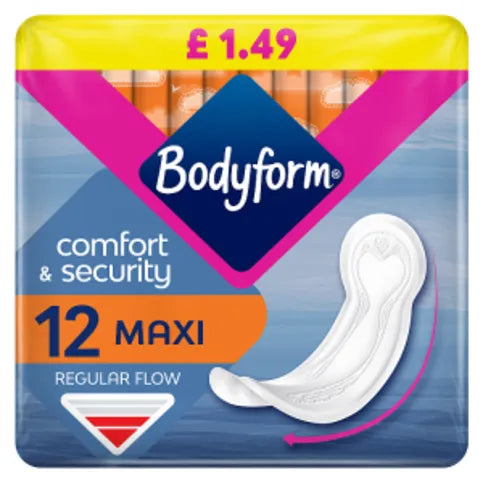 Bodyform Maxi Normal Sanitary Towels 12 Pack