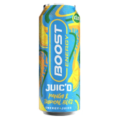 Boost Energy Juic'd Mango & Tropical Blitz 500ml
