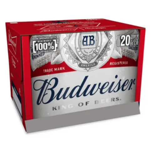 Budweiser 20 x 300ml - Premier Ravensdale