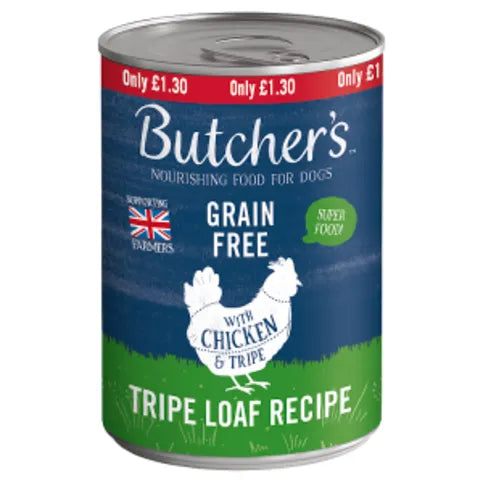 Butcher's Nourishing Food for Dogs with Chicken & Tripe 400g - Premier Ravensdale
