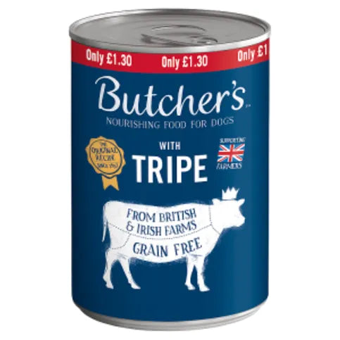 Butcher's Nourishing Food for Dogs with Tripe 400g - Premier Ravensdale