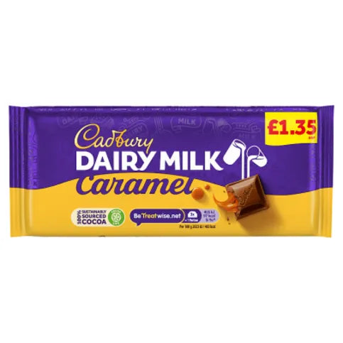 Cadbury Dairy Milk Caramel 120g