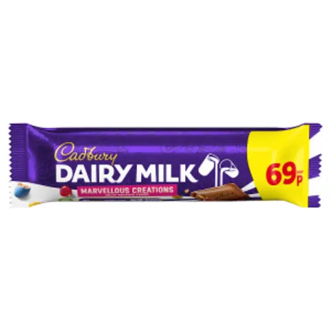 Cadbury Dairy Milk Marvellous Creations Jelly Popping Candy 47g