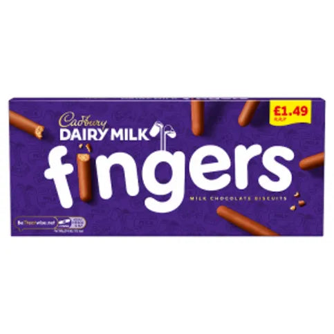 Cadbury Fingers Milk Chocolate 114g