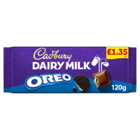 Cadbury Oreo Dairy Milk 120g - Premier Ravensdale