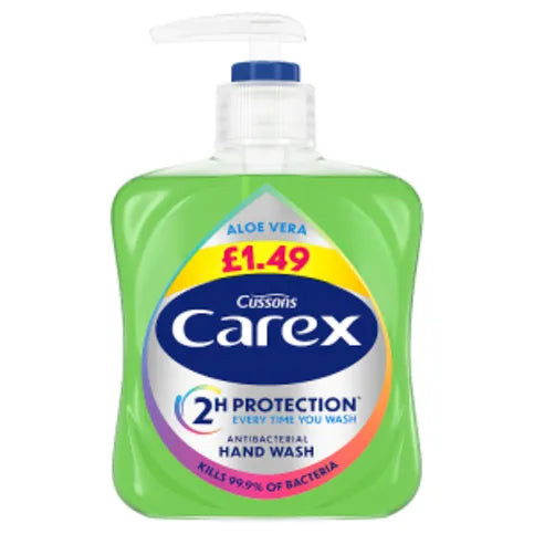 Carex Aloe Vera Antibacterial Hand Wash 250ml