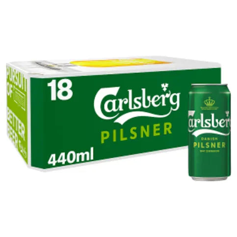 Carlsberg Danish Pilsner 18 x 440ml - Premier Ravensdale