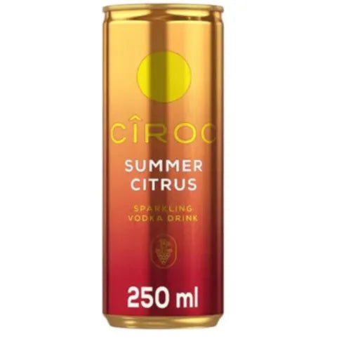 Ciroc Summer Citrus Sparking Vodka Drink 250ml - Premier Ravensdale