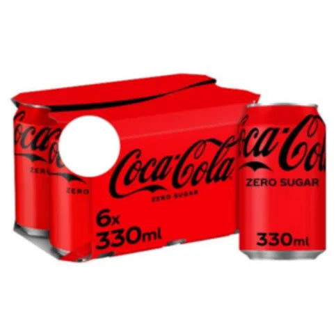 Coca-Cola Zero Sugar 6 x 330ml - Premier Ravensdale