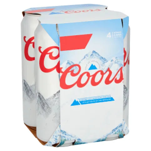 Coors Light 4 x 500ml