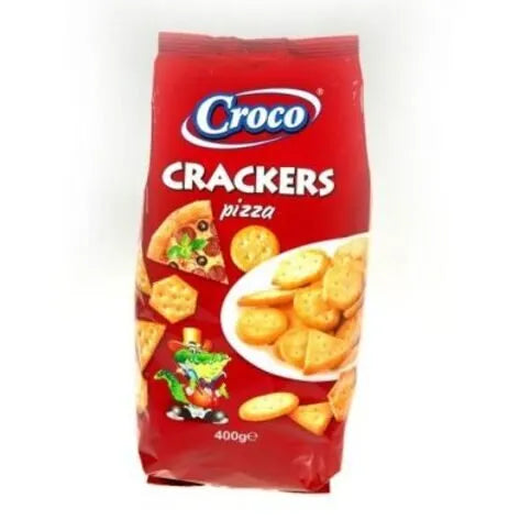 Croco Crackers Pizza Flavour 400g - Premier Ravensdale