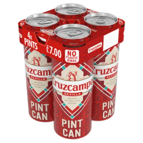 Cruzcampo Sevilla 4 x 568ml - Premier Ravensdale