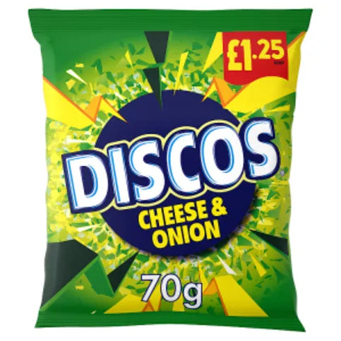 Discos Cheese & Onion Flavour 70g