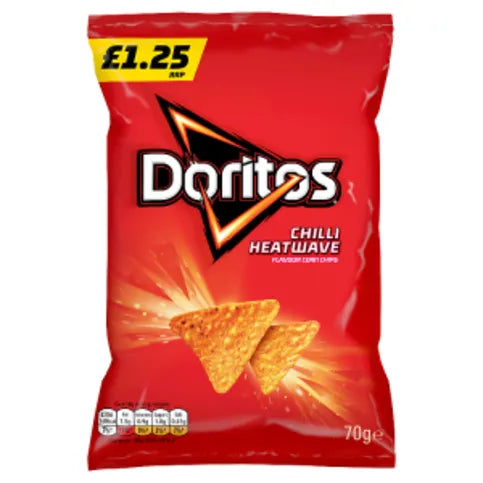 Doritos Chilli Heatwave Tortilla Chips 70g