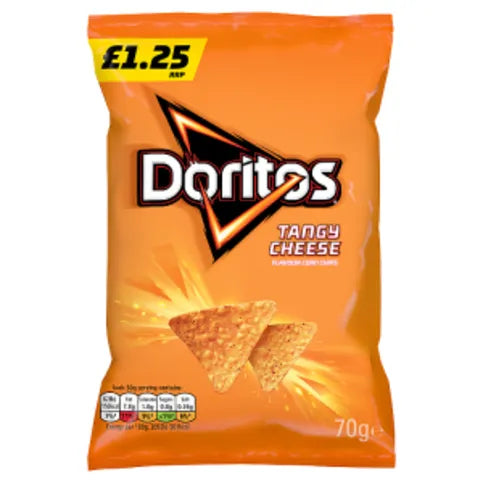 Doritos Tangy Cheese Tortilla Chips 70g - Premier Ravensdale