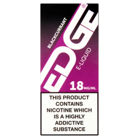 Edge E-Liquid 18mg/ml Blackcurrant 10ml - Premier Ravensdale