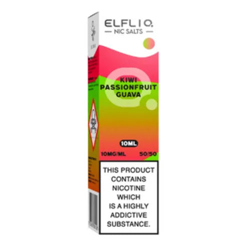 ELFLIQ Nic Salts E-liquids 10mg/ml Kiwi Passion Fruit Guava