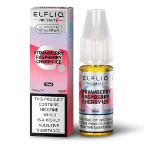Elfliq Nic Salts 10ml Strawberry Raspberry Cherry Ice - Premier Ravensdale