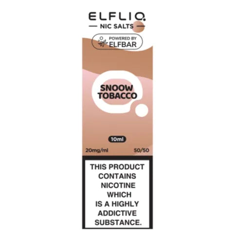 Elfliq Nic Salt Snoow Tobacco 10ml