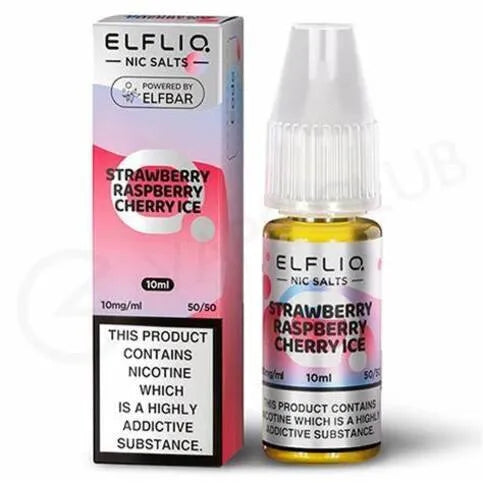 Elfliq Salt 10mg Strawberry Rasp Cherry - Premier Ravensdale