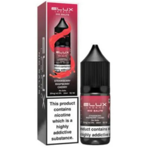 Elux Nic Salts Strawberry Raspberry Cherry 20mg - Premier Ravensdale