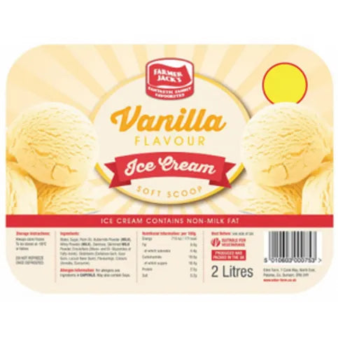 Farmer Jack Vanilla Ice Cream 2L