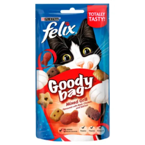 Felix Goody Bag Treats Mixed Grill 60g - Premier Ravensdale
