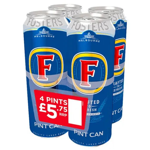 Foster's Lager 4 x 568ml - Premier Ravensdale