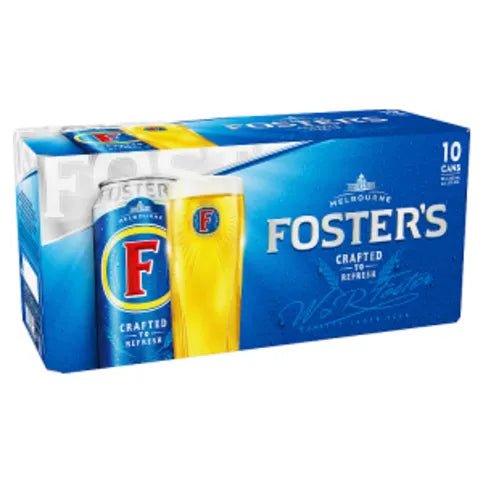 Foster's Quality Lager Beer 10 x 440ml - Premier Ravensdale