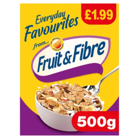 Fruit & Fibre Wheat Flakes with Fruit & Nuts 500g