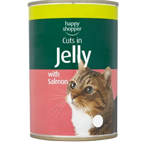 Happy Shopper Cuts In Jelly With Salmon 415g - Premier Ravensdale