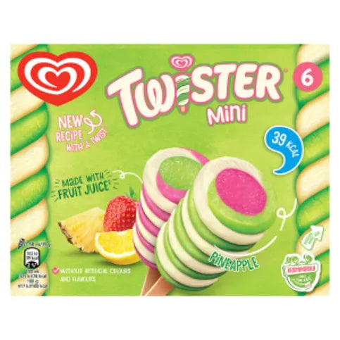 Heartbrand Twister Ice Lolly Mini 6 x 50 ml