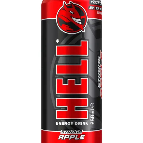 Hell Energy Drink Strong Apple 250ml - Premier Ravensdale