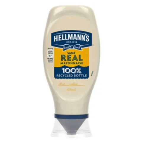 Hellmanns Real Squeezy Mayonnaise 430ml