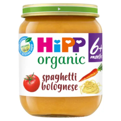 HiPP Organic Spaghetti Bolognese Baby Food Jar 6+ Months 125g - Premier Ravensdale