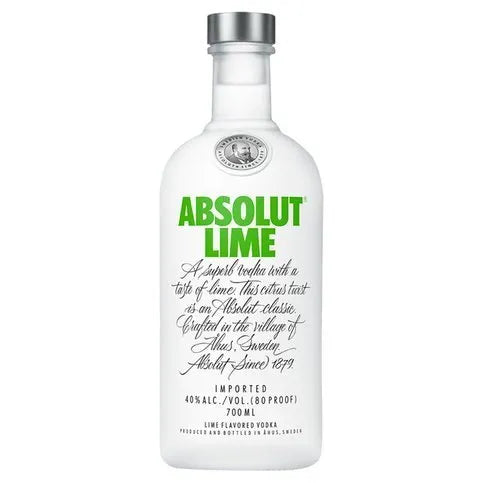 Absolut Lime Flavored Vodka 70cl - Premier Ravensdale