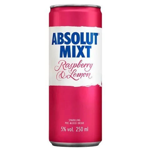 Absolut Mixt Raspberry & Lemon 25cl