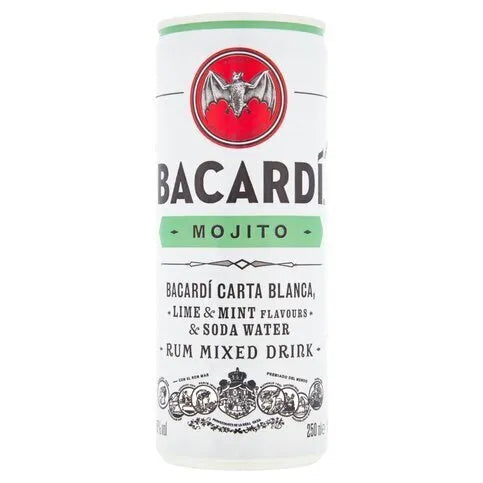 Bacardí Mojito Rum Mixed Drink 250ml - Premier Ravensdale