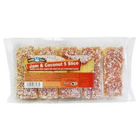 Baker Boys Jam & Coconut 5 Slices - Premier Ravensdale