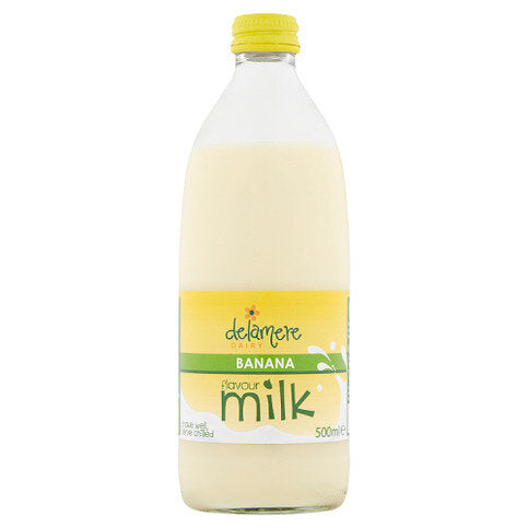 Delamere Dairy Banana Flavour Milk 500ml - Premier Ravensdale