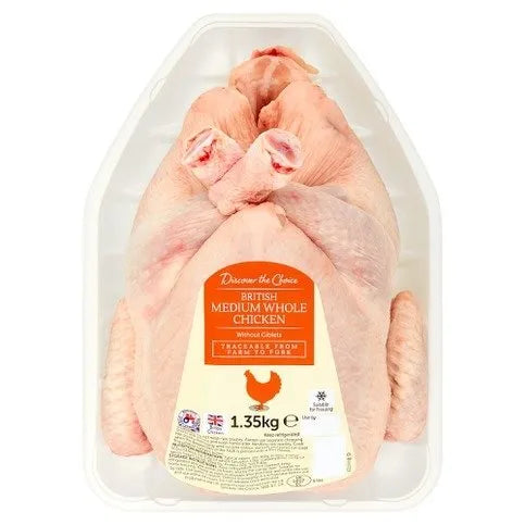 Discover the Choice British Medium Whole Chicken 1.35kg