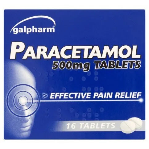 Galphram Paracetamol Tablets 16 Caplets