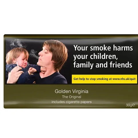 Golden Virginia The Original Includes Cigarette Papers 30g - Premier Ravensdale